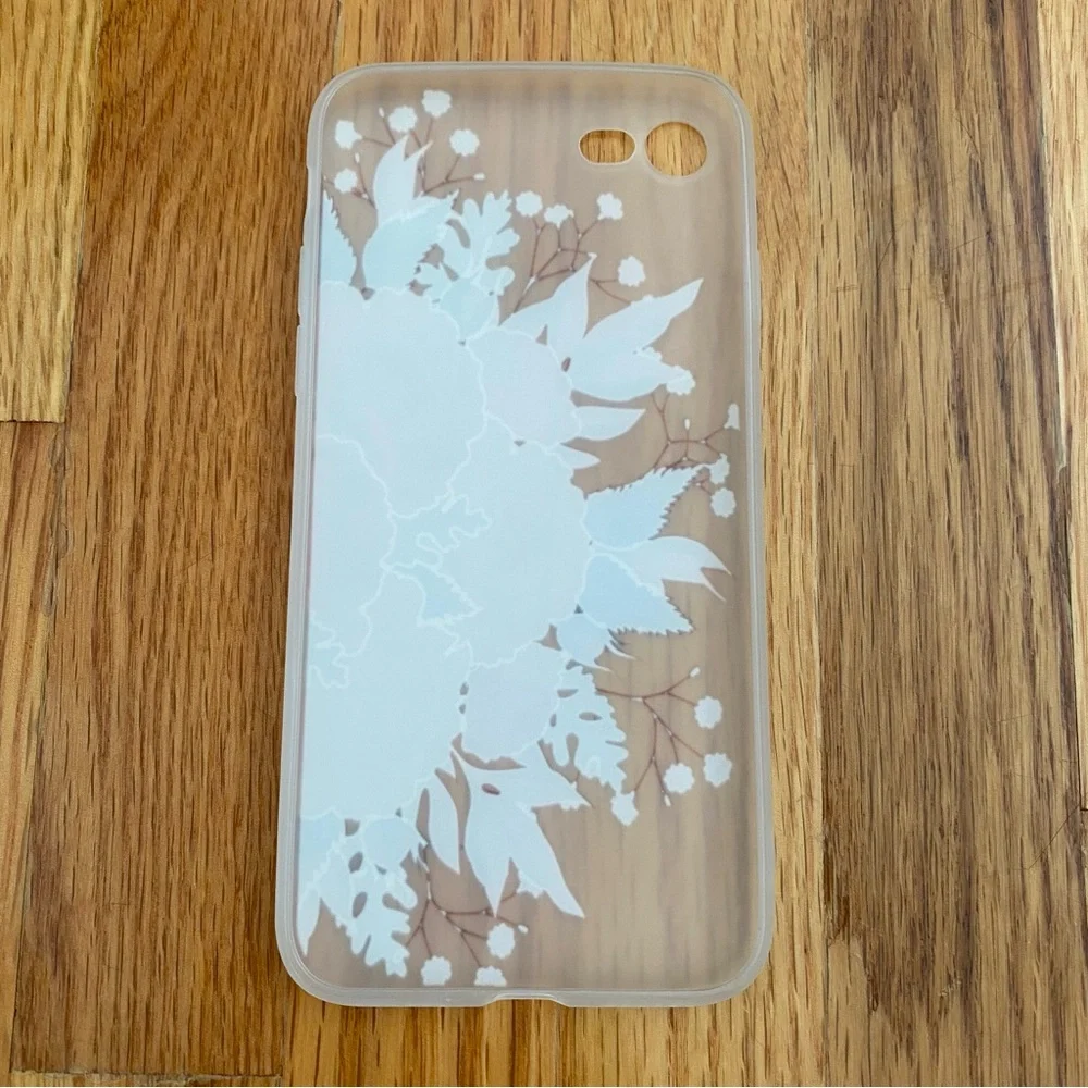 iPhone 7/8 Floral Phone Case Frosted Phone Cover